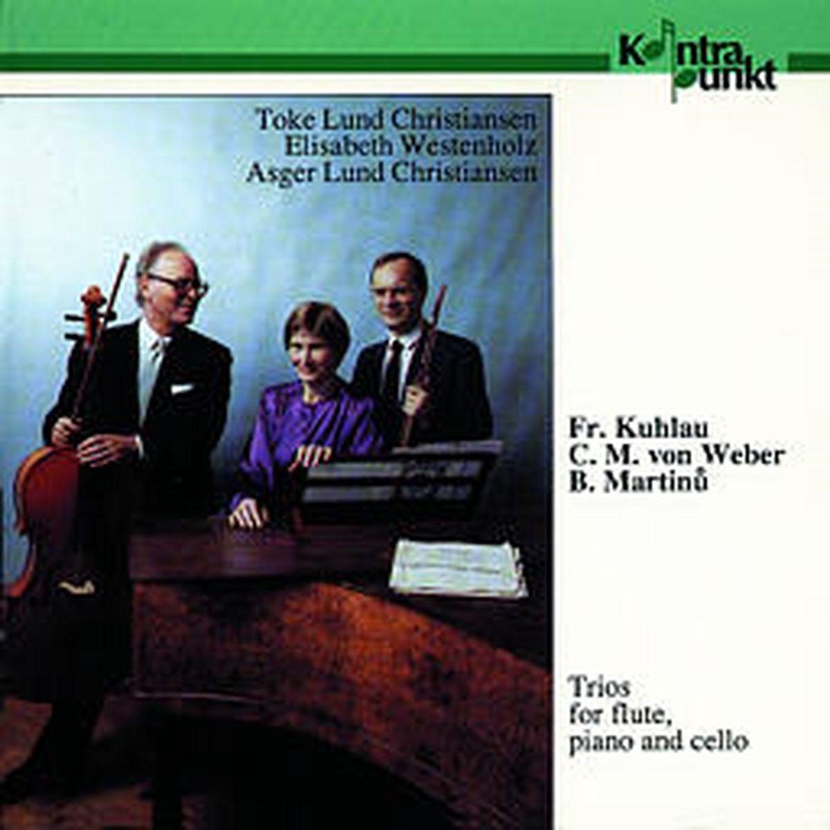 Toke Lund Christiansen & Elisabeth Westenholz - Kuhlau: Trios For Flute, Piano And Cello (CD)