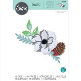 Sizzix Thinlits Snijmal Set - Layered Winter Flower - 13 stuks