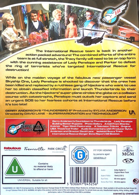 THUNDERBIRD 6 : Amazon.pl: Płyty DVD i Blu-ray