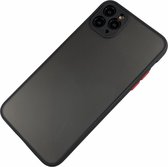 Apple iPhone 6 / 6S - Silicone transparante hard hoesje Daan zwart - Geschikt voor