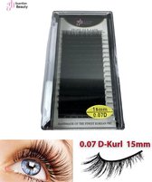 Guardian Beauty Prime Silk Lashes 15mm 0.07 D krul | Wimpers Extensions | Eyelashes | Wimpers |  Wimperextensions
