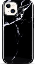 YONO Hoesje geschikt voor iPhone 13 - Shock Proof Case - Marmer Zwart