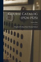 Course Catalog (1924-1925); Twenty-Nine