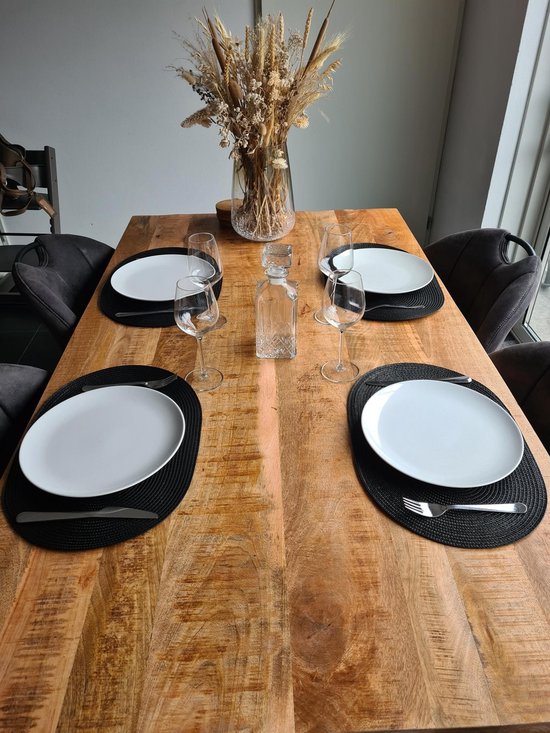 VENILIA Placemat spiraal grijs 30x45 cm kopen