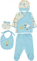 Schaap - 5-delige baby newborn kleding set - Newborn set - Babykleding - Babyshower cadeau - Kraamcadeau