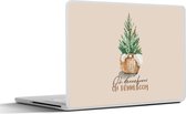 Laptop sticker - 12.3 inch - Oh denneboom oh denneboom - Kerst - Spreuken - Quotes - 30x22cm - Laptopstickers - Laptop skin - Cover