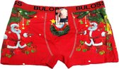 Kerst boxershort heren ondergoed mannen boxershort kerstcadeau rood maat XL/XXL