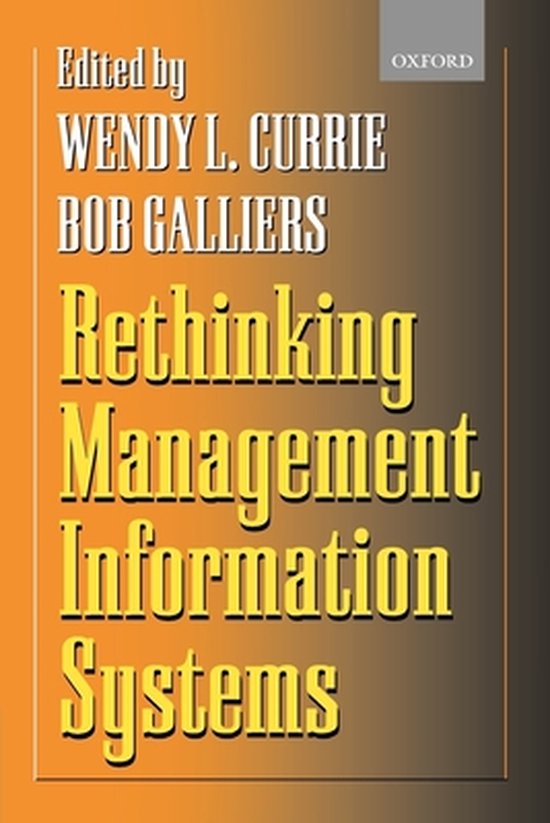 Rethinking Management Information Systems - cover