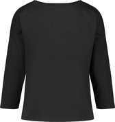 GERRY WEBER Dames Shirt met 3/4-mouwen Full Moon Schwarz-36