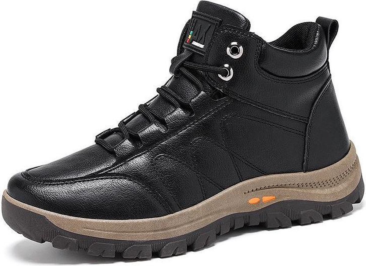 AX Fashion Chaussures de sécurité en cuir pour hommes Zwart - Embout en  acier -... | bol