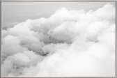 JUNIQE - Poster met kunststof lijst Above the Clouds -20x30 /Grijs &