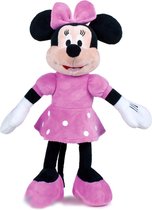 Minnie Mouse Roze Disney Junior Mickey Mouse Pluche Knuffel XL 60 cm | Disney Baby Mickey Minnie Mouse Grote Plush speelgoed toy | Disney Clubhouse Knuffelpop Groot XXL Knuffeldier