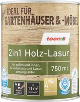 Toom -  2 in 1 houtbeits - Greywash 750ml