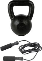 Tunturi - Fitness Set - Springtouw - Kettlebell 16 kg