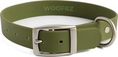 WOOFRZ® Hondenhalsband - Halsband Hond - Groen - Maat M - Puppy Halsband - Halsband - Halsband Puppy