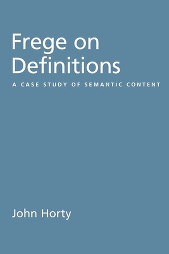 Frege on Definitions - cover