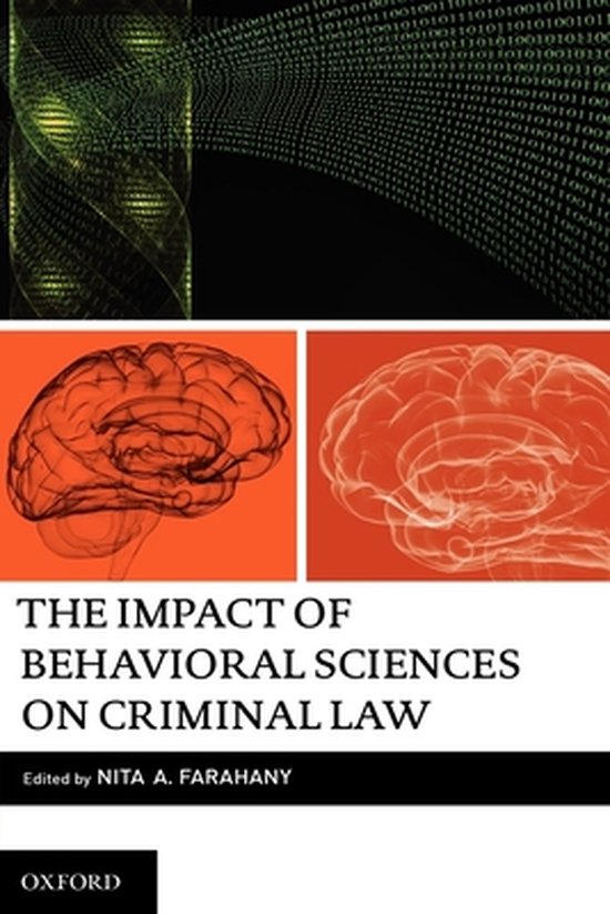 The Impact of Behavioral Sciences on Criminal Law - cover