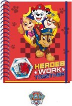 Paw Partrol - Kleurboek - Kleurpotloden en kleurstiften - Kleurstempels - Kleuren - Kinderen - Kinderkleurboek - Heroes work together.