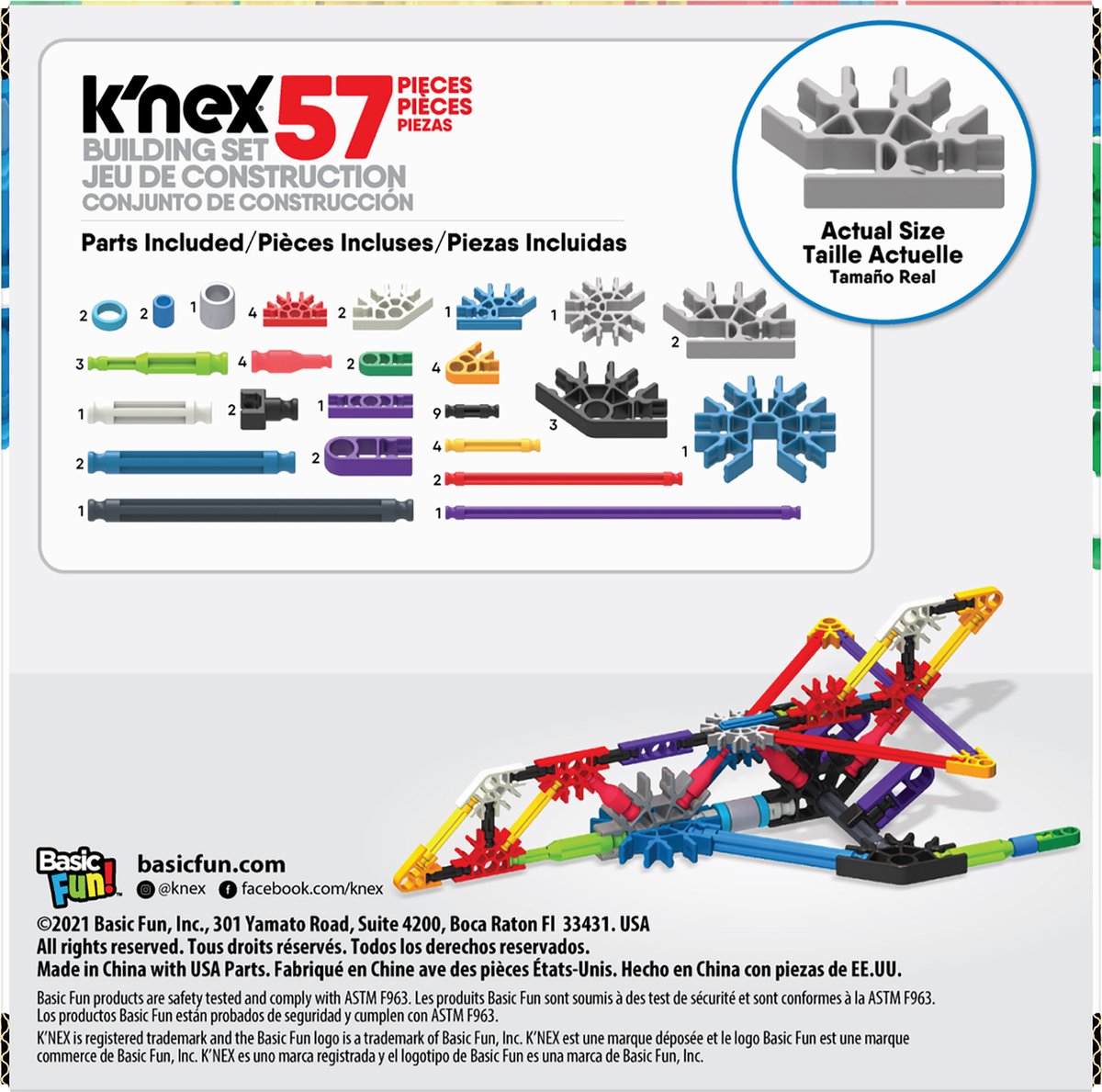 Knex Imagine Jumbo Jet Building Set 57-delig constructieset — afbeelding 3