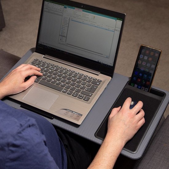 Table pour ordinateur portable multifonctionnelle - Lap desk - Tapis de  souris et