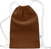 BINK Bedding Sac de sport / Sac de natation Pique (gaufre) Caramel 40 x 28 cm