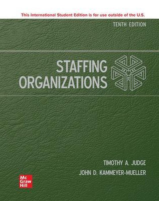 Staffing Organizations ISE | 9781260597608 | John Kammeyer-Mueller