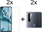 Beschermglas OnePlus Nord Screenprotector 2 stuks - OnePlus Nord Screen Protector Camera - 2 stuks