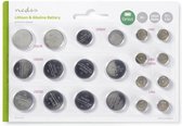 Pile bouton au lithium NEDIS 20 pièces sous blister, CR2025 / CR 2016 / CR1620 / LR43 / LR54 / LR4