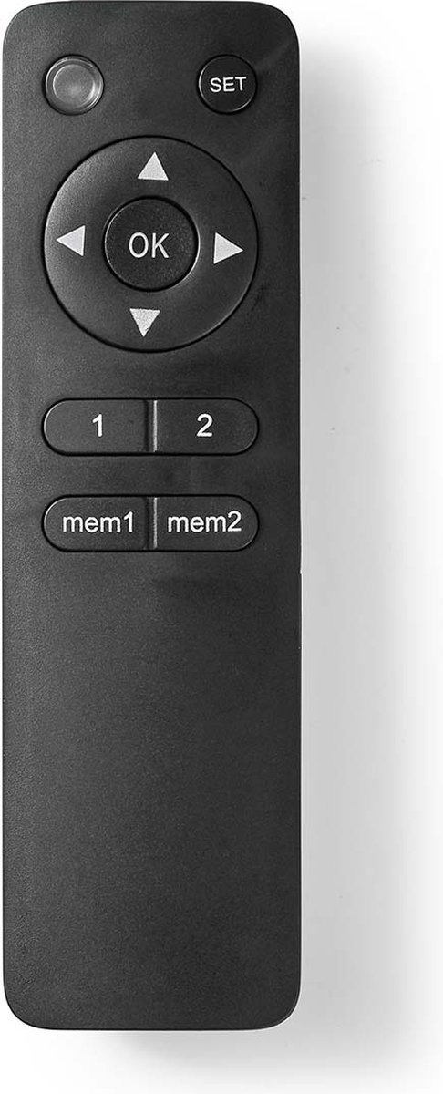 Nedis Vervangende Afstandsbediening - Geschikt voor: TVCM5830BK / TVSM5830BK / TVSM5831BK / TVSM5840BK / TVSM5850BK / TVWM5850BK / TVWM5860BK / TVWM5880BK - Vast - 1 Apparaat - Duidelijke Lay-out