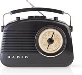Nedis RDFM5000BK Fm-radio 4,5 W Draaggreep Zwart