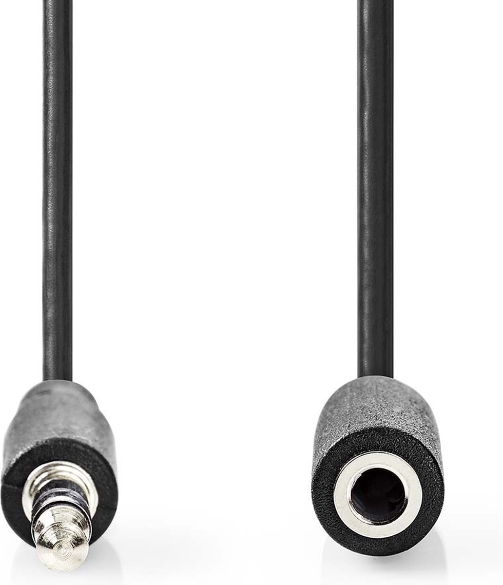 Stereo-Audiokabel | 3,5 mm Male - 3,5 mm Female | 3,0 m | Zwart