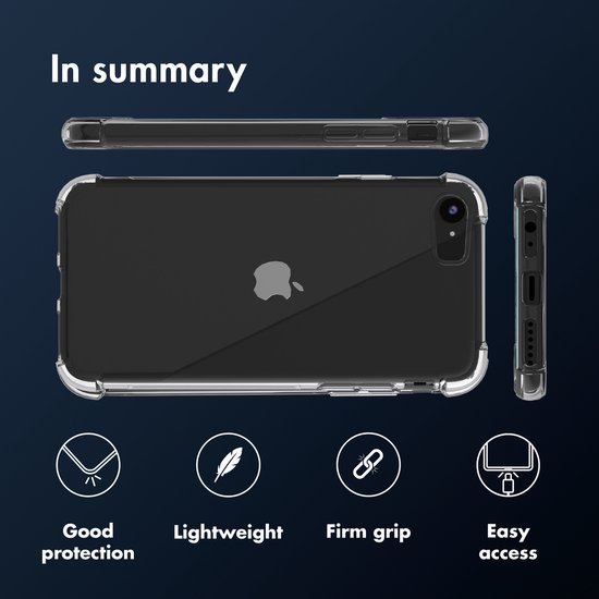 iPhone SE (2022) / 7 / 8 / SE (2020) Hoesje Shockproof - iMoshion Shockproof Case - Transparant - iMoshion