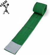 eSAM® 10 Teambanden met klittenbandsluiting - partijlint - partijlinten - 110 cm lang - set van 10 stuks - Groen