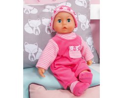 Bayer Design - Babypop First Words Baby 38 cm in roze