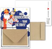 Geldkaart met Envelopje -> Sinterklaas – No: 16 (Berichtje van Sint-met Post)