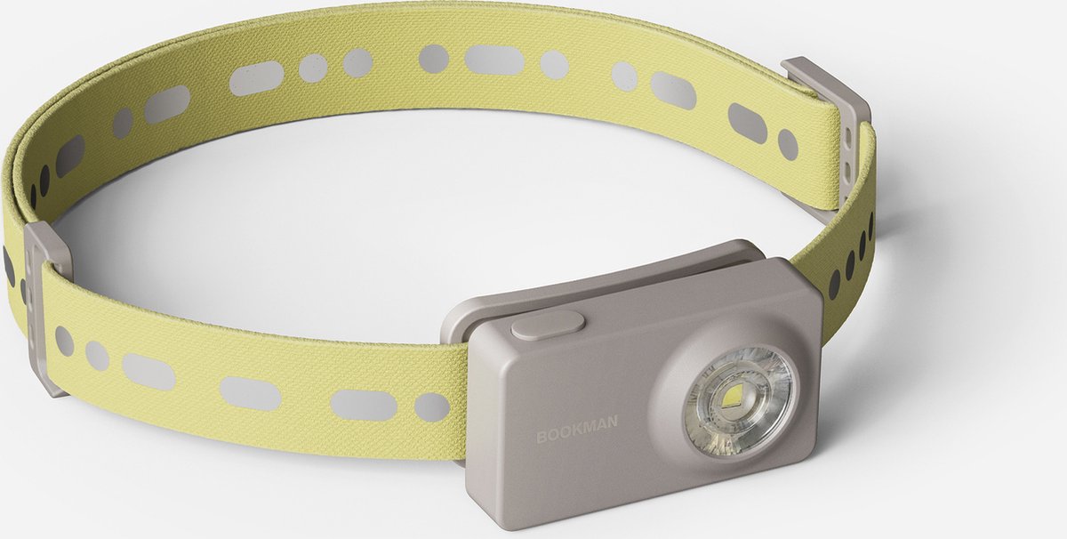 Bookman Monocle Hoofdlamp Zand Grijs