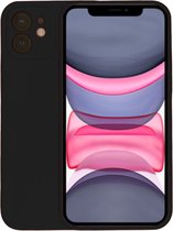 Smartphonica iPhone 11 siliconen hoesje - Zwart / Siliconen;TPU / Back Cover geschikt voor Apple iPhone 11