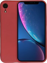 Smartphonica iPhone X/Xs siliconen hoesje - Rood / Back Cover