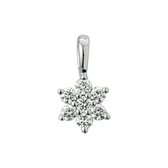 Hanger Ster Diamant 0.14ct H Si Halo