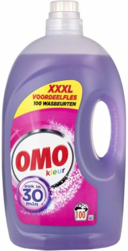 OMO Vloeibaar Wasmiddel - Kleur - 2 x 5000 ml (200 Voordeelverpakking | bol.com