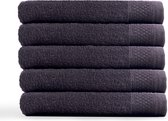 Solepaxx Hotelkwaliteit badhanddoeken [5stuks] 60x110 Antraciet