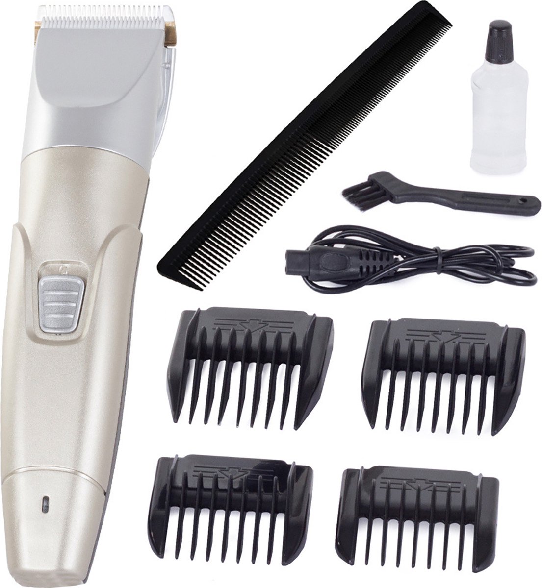 Tondeuse - Velvir Sonexy - Draadloze Trimmer - 4 Opzetkammen - USB Oplaadkabel