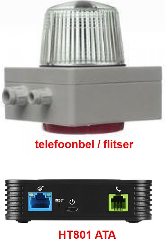 FYSIC FD-35 Avisador de Llamadas Telefónicas por Luz y Sonido