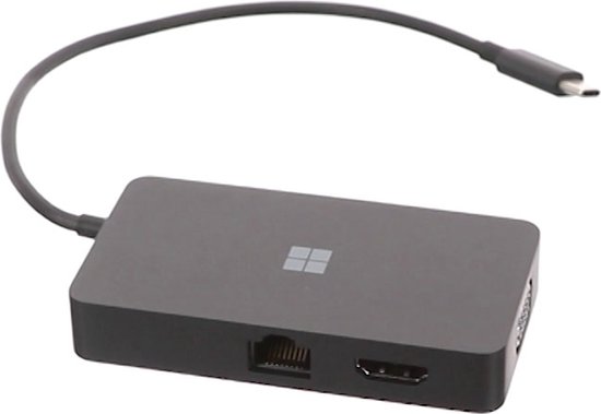 Microsoft USB-C Travel Hub - Dockingstation - USB-C - VGA, HDMI - GigE -  commercieel