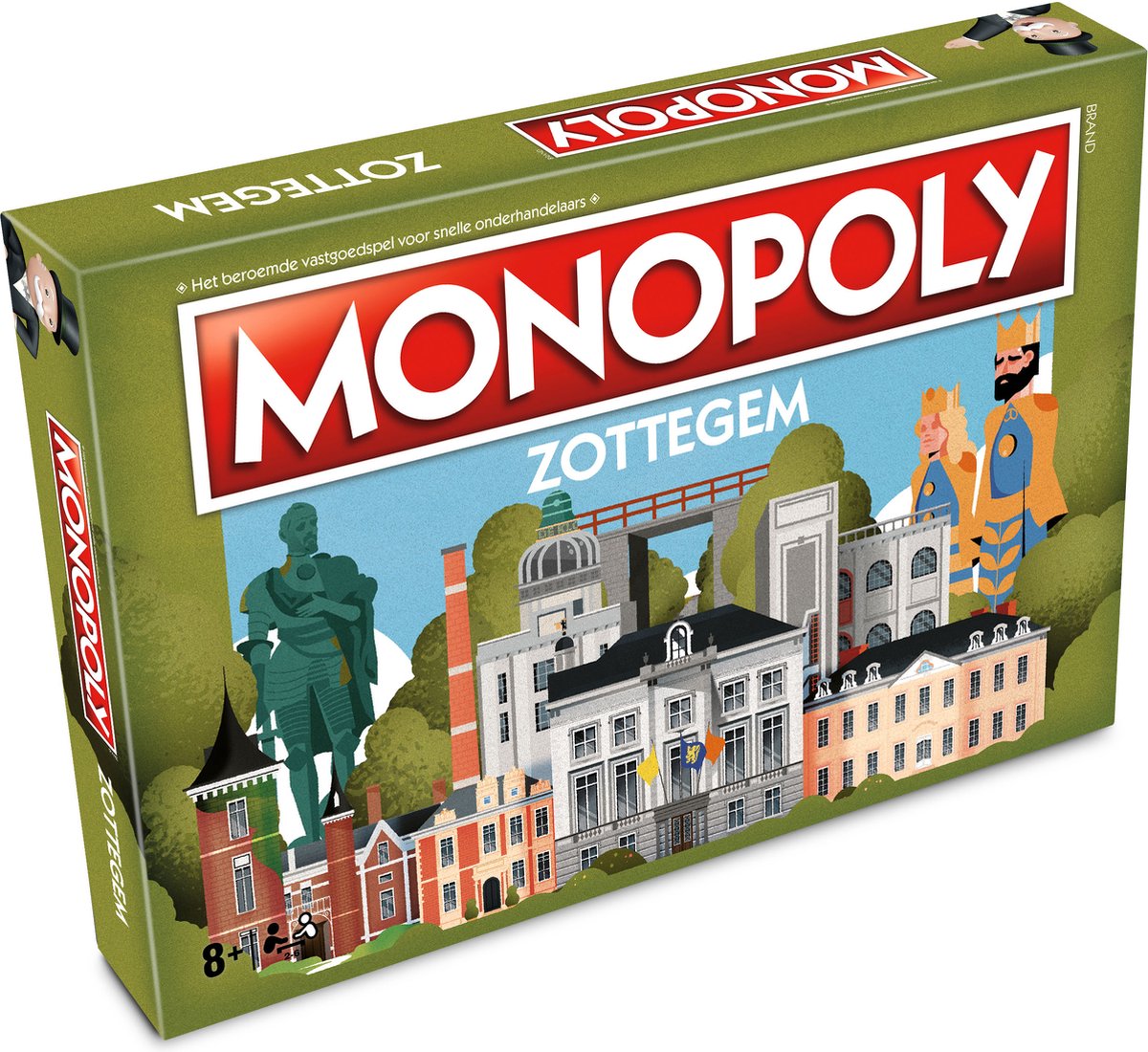 Monopoly Zottegem - Min leeftijd 8 jaar - Bordspel - Familiespel