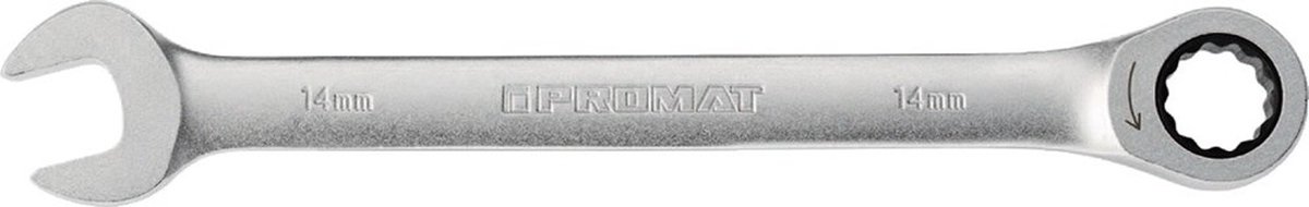 Promat steek-/ringratelsleutel - 17mm - 4000821495