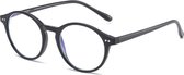 Rebela Computerbril – Blauw Licht Bril – Blue Light Glasses – Unisex - Sand Black