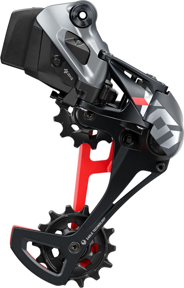 Sram achterderailleur X01 Eagle AXS 12V Max. 52T Carbon Oxy Red