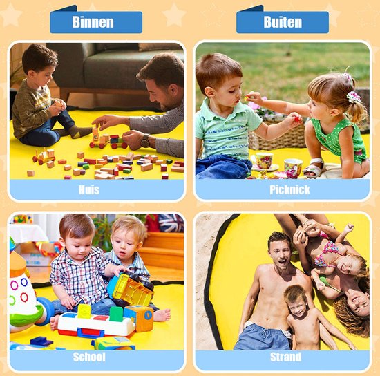 Reayou Opbergkleed Speelgoed Organizer - Speelmat voor Kinderen - opbergzak | bol.com