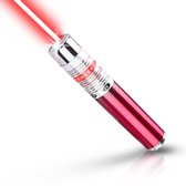 Laserpen rood | Laserpointer laserlampje | Inclusief 3x batterijen | kattenspeeltjes kat | Niet oplaadbaar | Rode Laser